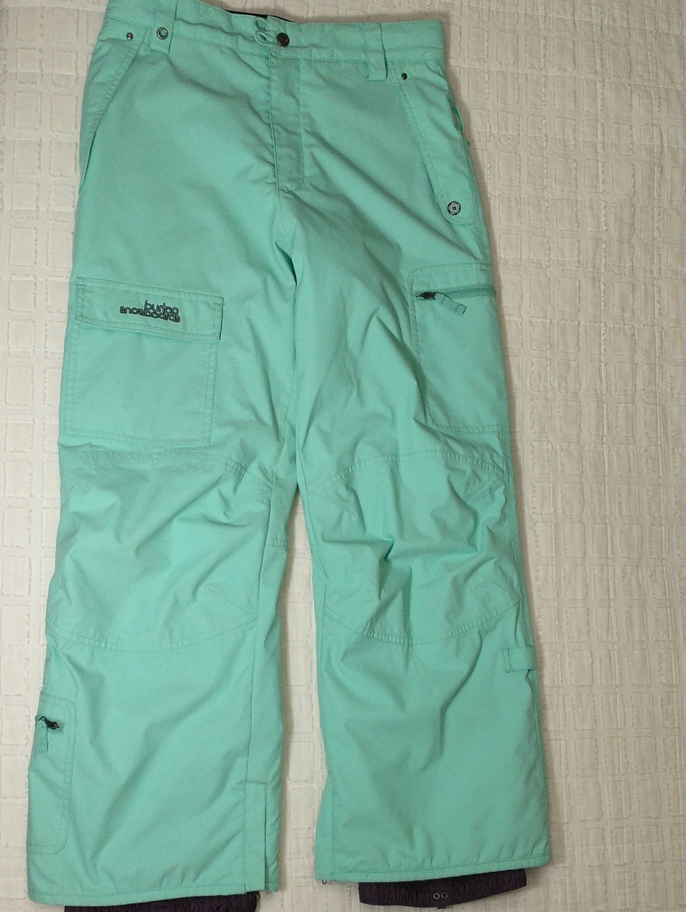 Burton Snowboard Ski Girls Cargo Pant, Aqua, Size XL, Winter Snow Outdoors